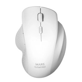 Mars Gaming MMWERGO Souris Gaming Sans Fil Ergonomique Blanche
