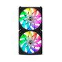 NOX NXHUMMEREASYLINKBK Kit 3 Ventilateurs 120mm ARGB PWM Noir Hummer Easylink