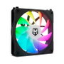NOX NXHUMMEREASYLINKBK Kit 3 Ventilateurs 120mm ARGB PWM Noir Hummer Easylink