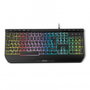 KROM NXKROMKENYA Pack Gaming Krom Kenya : Clavier + Souris + Casque + Tapis de souris, RGB, USB, QWERTY Espagnol, Noir