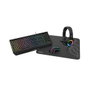 KROM NXKROMKENYA Pack Gaming Krom Kenya : Clavier + Souris + Casque + Tapis de souris, RGB, USB, QWERTY Espagnol, Noir