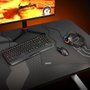KROM NXKROMKENYA Pack Gaming Krom Kenya : Clavier + Souris + Casque + Tapis de souris, RGB, USB, QWERTY Espagnol, Noir