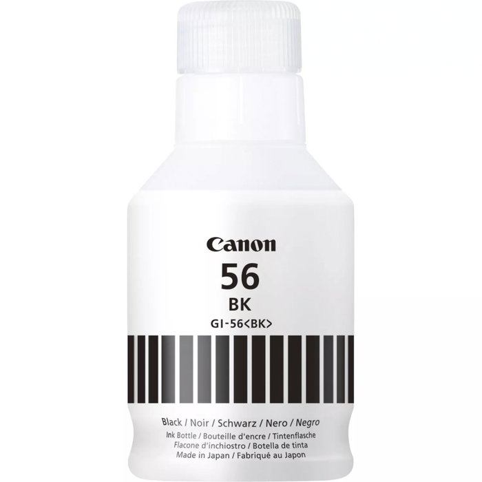 Canon GI-56BK Bouteille d'encre Noir 170 ml (4412C001) de haute capacité