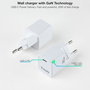 Chargeur mural TooQ TQWC-GANPD30WT Blanc 30 W
