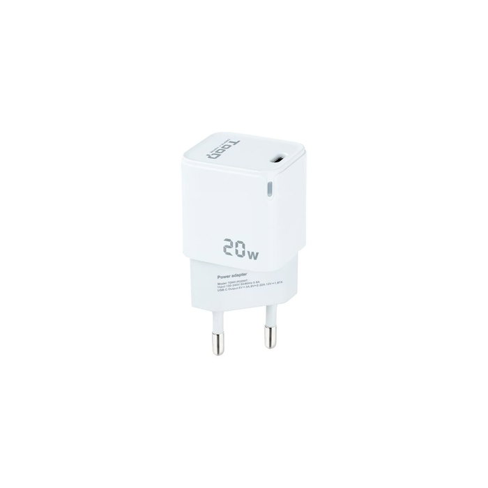 Chargeur mural TooQ TQWC-PD20WT Blanc 20 W