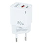 Chargeur mural TooQ TQWC-QCPD20WT Blanc 20 W