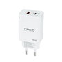 Chargeur mural TooQ TQWC-GANQCPD45WT Blanc 45 W