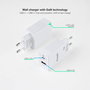Chargeur mural TooQ TQWC-GANQCPD45WT Blanc 45 W