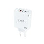 Chargeur mural TooQ TQWC-GANQC2PD65WT Blanc 65 W