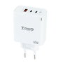 Chargeur mural TooQ TQWC-GANQC2PD65WT Blanc 65 W