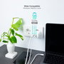 Chargeur mural TooQ TQWC-GANQC2PD65WT Blanc 65 W