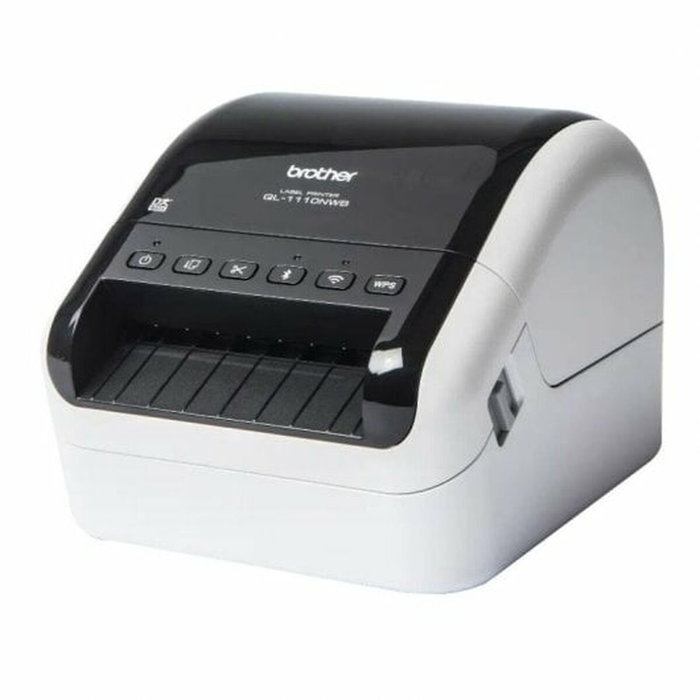 Brother QL-1110NWBC Imprimante d'étiquettes thermique monochrome avec Wi-Fi et Bluetooth