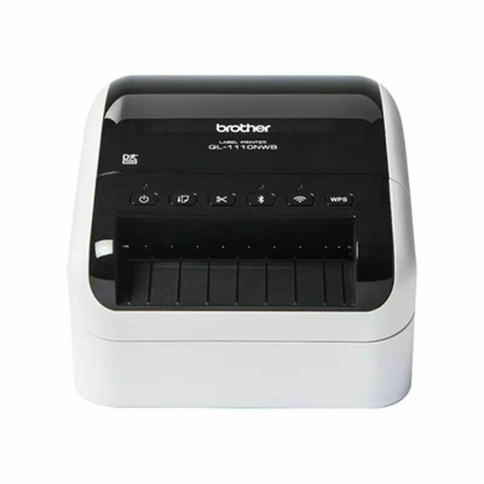 Brother QL-1110NWBC Imprimante d'étiquettes thermique monochrome avec Wi-Fi et Bluetooth