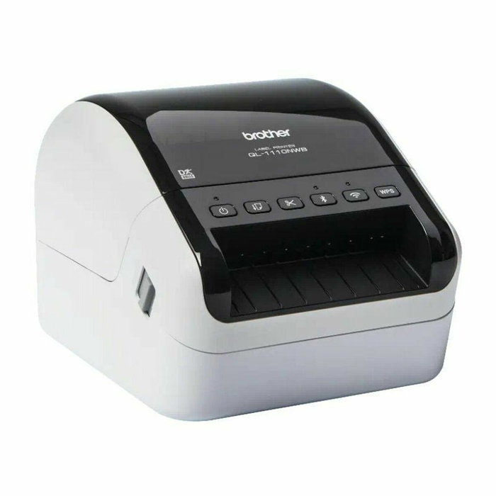Brother QL-1110NWBC Imprimante d'étiquettes thermique monochrome avec Wi-Fi et Bluetooth
