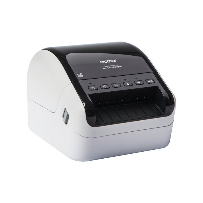 Brother QL-1110NWBC Imprimante d'étiquettes thermique monochrome avec Wi-Fi et Bluetooth