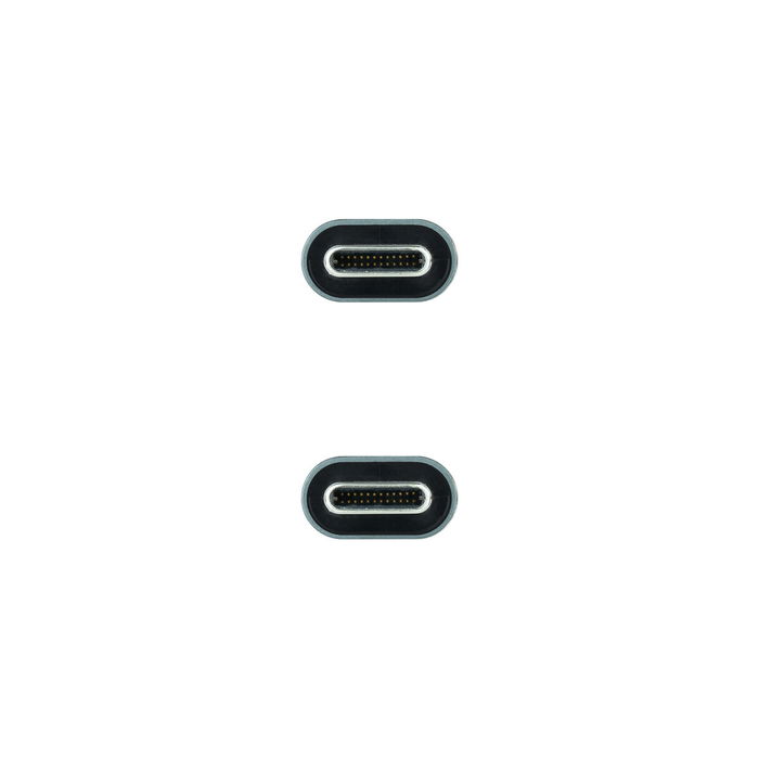 Câble USB-C NANOCABLE 10.01.4302 Noir 2 m (1 Unité)