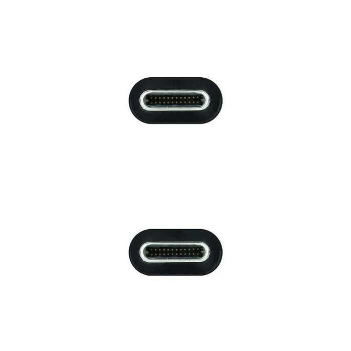 Câble USB C NANOCABLE 10.01.4101-L150 1,5 m Noir