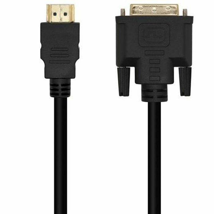 Adaptateur HDMI vers DVI Aisens A117-0090 Noir 1,8 m Adaptateur HDMI vers DVI Aisens A117-0090 Noir 1,8 m
