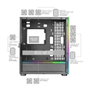 Mars Gaming MCULTRA XXL Boîtier PC E-ATX Double Vitre Trempée ARGB Refroidissement Liquide 360mm 9 Ventilateurs USB 3.0