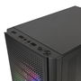 Boîtier ATX semi-tour Mars Gaming MC300 Noir LED RGB RGB mATX