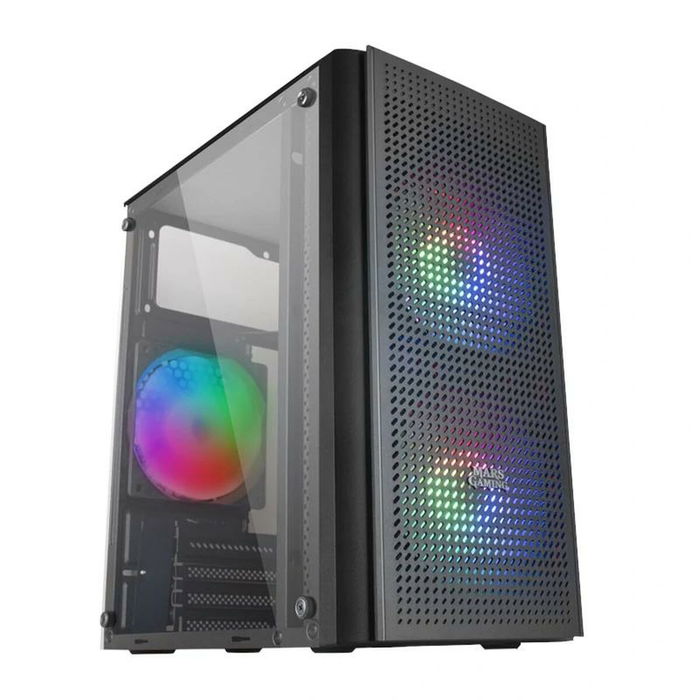 Boîtier ATX semi-tour Mars Gaming MC300 Noir LED RGB RGB mATX