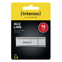 Intenso 3521472 Clé USB 2.0 16GB Aluminium Line Alu