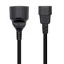 Aisens Câble d’Alimentation A132-0467 25 cm C14 CEE 7/7 Noir