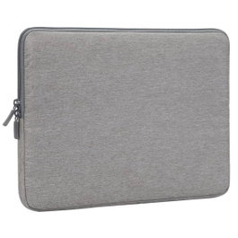 Rivacase Housse 7705 Suzuka Gris pour Ordinateur Portable 15,6" Fabriqué en Polyester RPET Écologique
