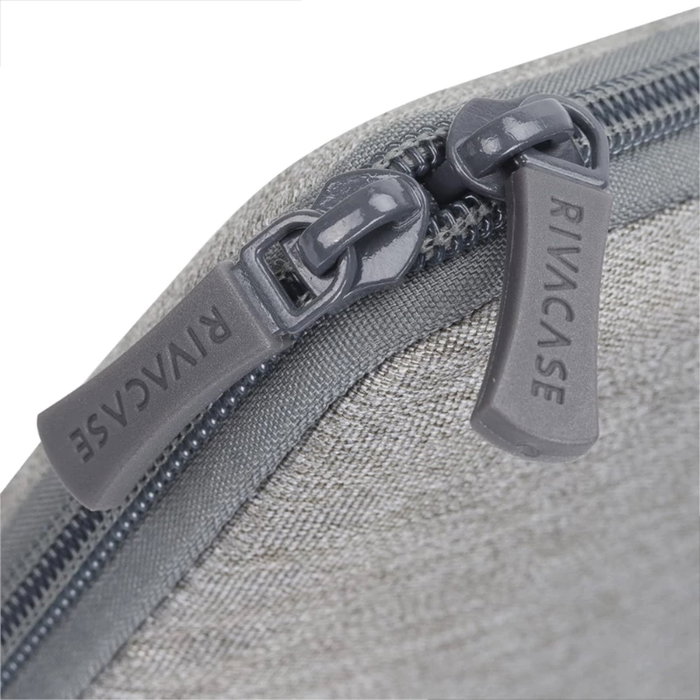 Rivacase Housse 7705 Suzuka Gris pour Ordinateur Portable 15,6" Fabriqué en Polyester RPET Écologique