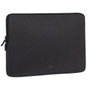 Rivacase 7704 Suzuka Housse pour ordinateur portable 14 pouces Noir Écologique RPET