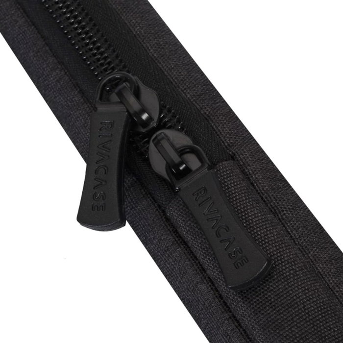 Rivacase 7704 Suzuka Housse pour ordinateur portable 14 pouces Noir Écologique RPET