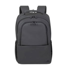 Rivacase 8435 Mochila Tegel ECO pour ordinateur portable 15.6 pouces, noir, en polyester RPET recyclé