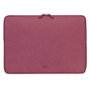 Rivacase 7704 Housse Suzuka pour Ordinateur Portable 14 Pouces Rouge en Polyester RPET Écologique