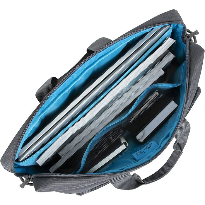 Rivacase Alpendorf ECO Housse pour ordinateur portable 16 pouces Gris