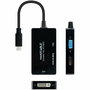 Adaptateur USB-C vers VGA/HDMI/DVI NANOCABLE 10.16.4301-ALL Noir 20 cm