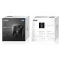 Asus ZenDrive U9M Graveur DVD Externe Ultra-Mince Noir avec USB Type-C et Type-A, Compatible M-DISC pour Sauvegarde Archivée 1000 Ans, pour PC et Mac
