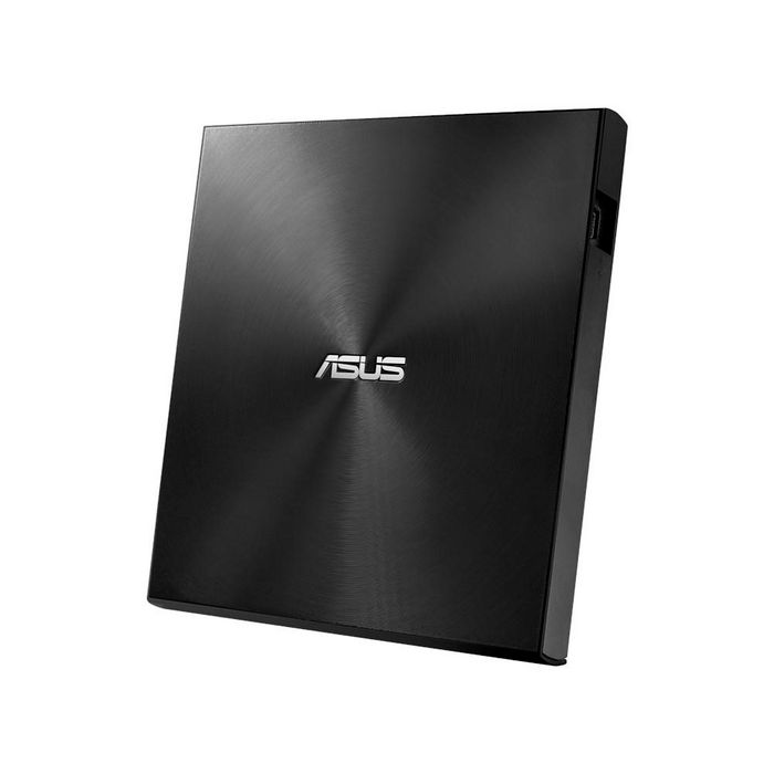 Asus ZenDrive U9M Graveur DVD Externe Ultra-Mince Noir avec USB Type-C et Type-A, Compatible M-DISC pour Sauvegarde Archivée 1000 Ans, pour PC et Mac