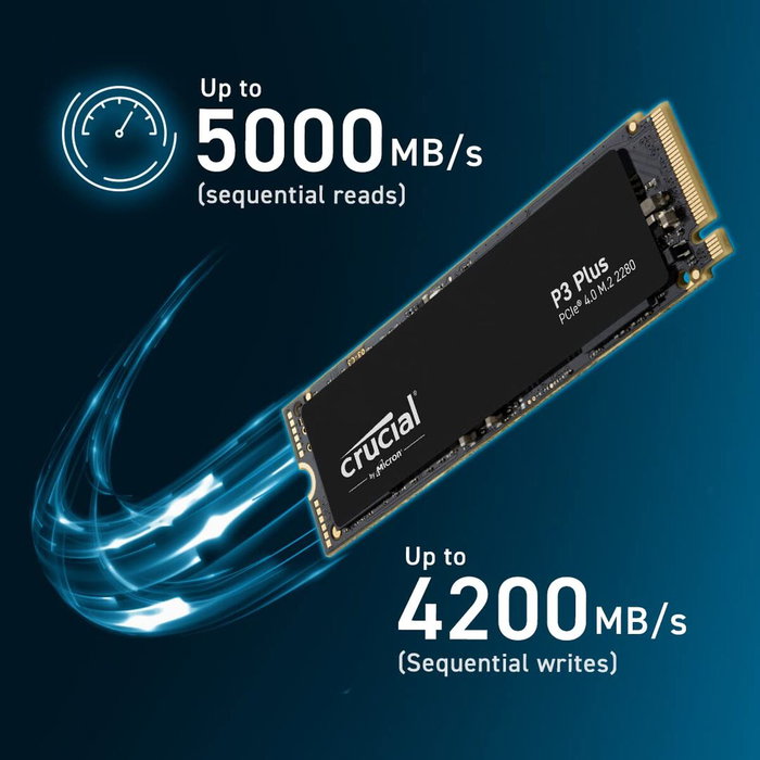 Disque dur Crucial P3 Plus 2 TB SSD