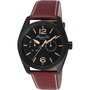 Kenneth Cole IKC8063 - Montre pour homme avec bracelet en cuir marron
