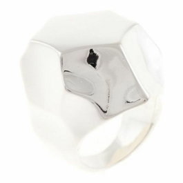 Cristian Lay Bague en Acier Argenté Taille 24