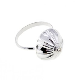 Cristian Lay Bague Argentée Taille 16 pour Femme