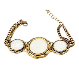 Cristian Lay Pulsera en Acier Doré 19cm