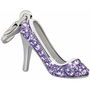 Pendentif Femme Glamour GS3-19 | Violet (4 cm)