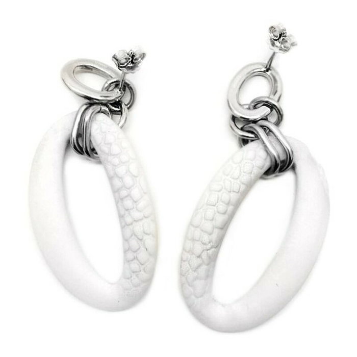 Panarea Boucles d'oreilles OR1B en argent de 5 cm Panarea Boucles d'oreilles OR1B en argent de 5 cm