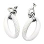Panarea Boucles d'oreilles OR1B en argent de 5 cm
