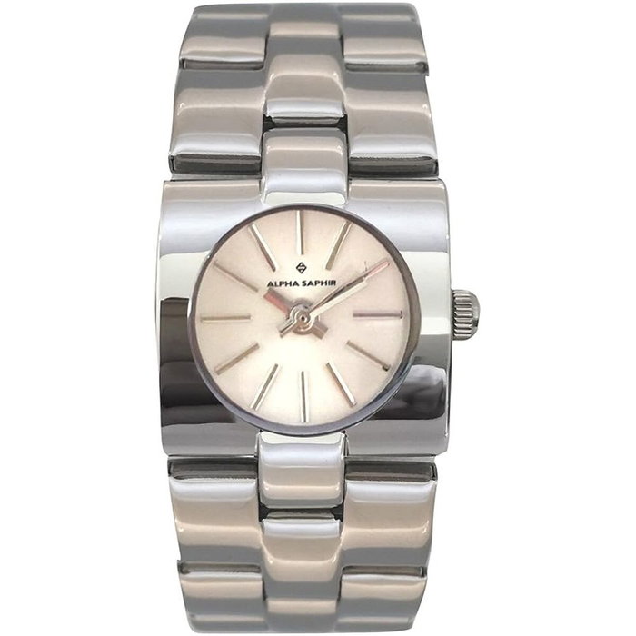 Montre Unisexe Alpha Saphir 271K Beige Argenté