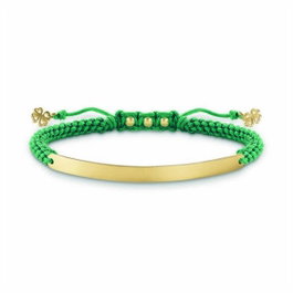 Thomas Sabo Bracelet en Argent Vert LBA0061-848-6-L19v