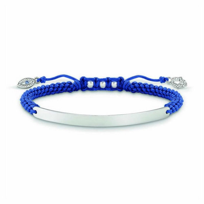 Thomas Sabo Bracelet en Argent Bleu LBA0066-897-1-L21v Thomas Sabo Bracelet en Argent Bleu LBA0066-897-1-L21v