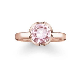 Thomas Sabo Bague TR2034-540-9-52 dorée en argent