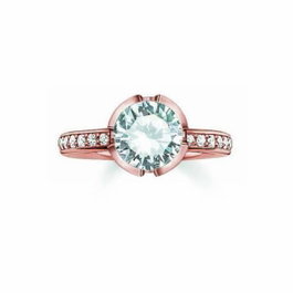 Thomas Sabo Bague TR2035-416-14-54 Dorée en Argent Taille 54